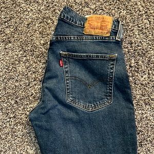 Levi’s 511 slim fit 33 X 32 broken in jeans.